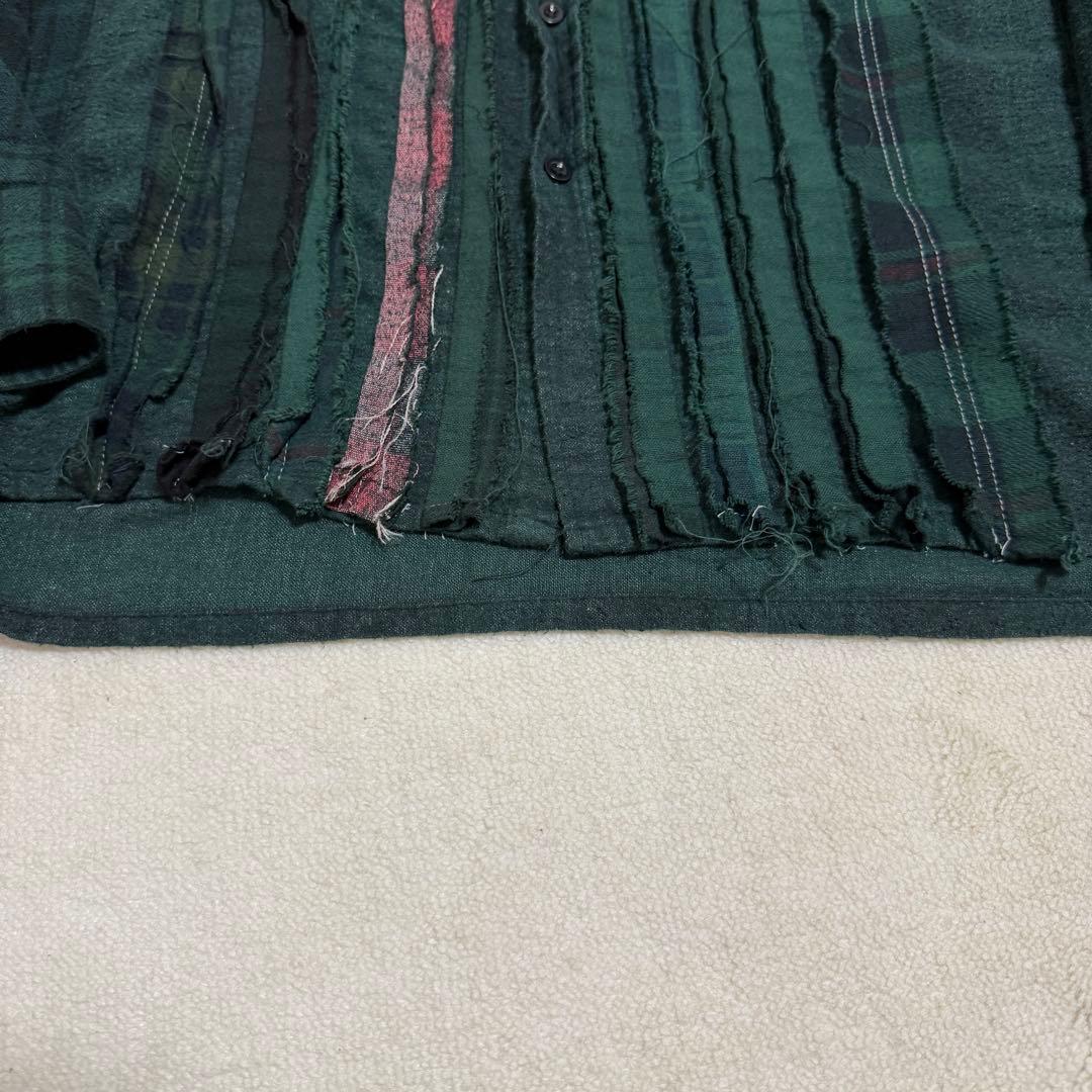 needles ニードルズ リビルド ネルシャツ チェック シャツ フランネル