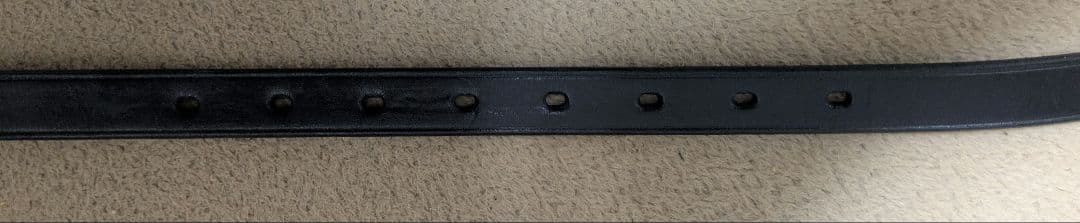 CHALLENGER - LEATHER BELT　黒　長瀬智也　中古品