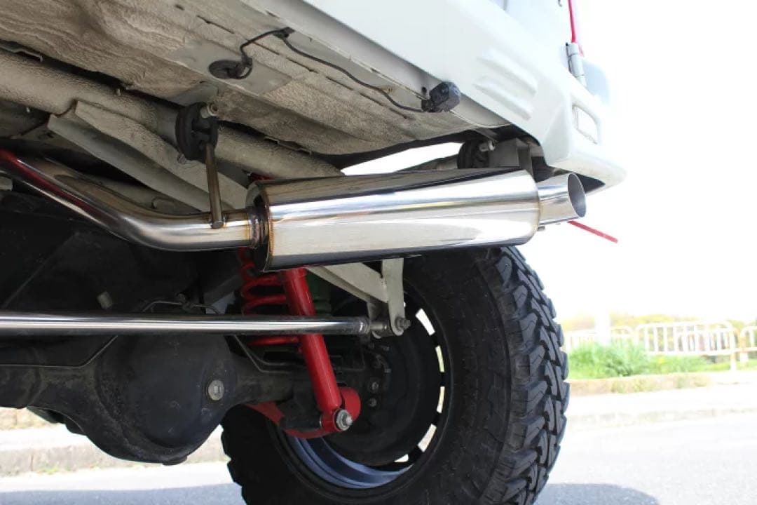 ジムニー JB23 マフラー　2ピース仕様 ポリッシュマフラー