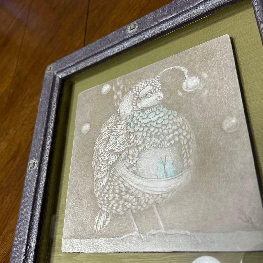 シルバーポイント、テンペラ、上田　勇一作品