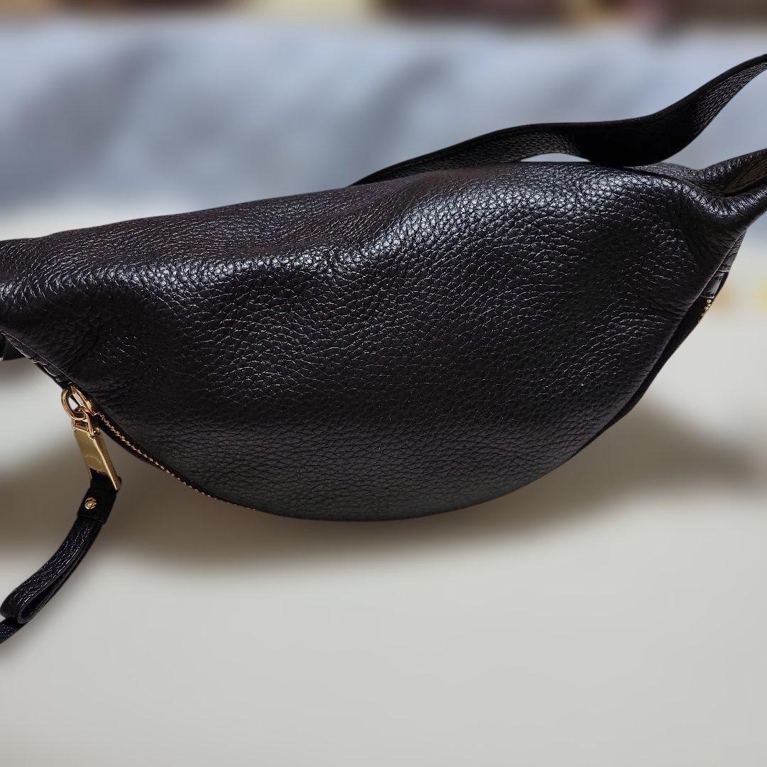 COACH　皮革ウエストポーチ、ボディバック刺繍デザイン【極美品】