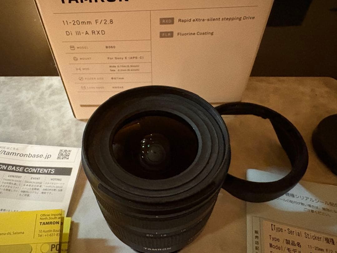 超美品 TAMRON 11-20mm F/2.8 Di III-A RXD