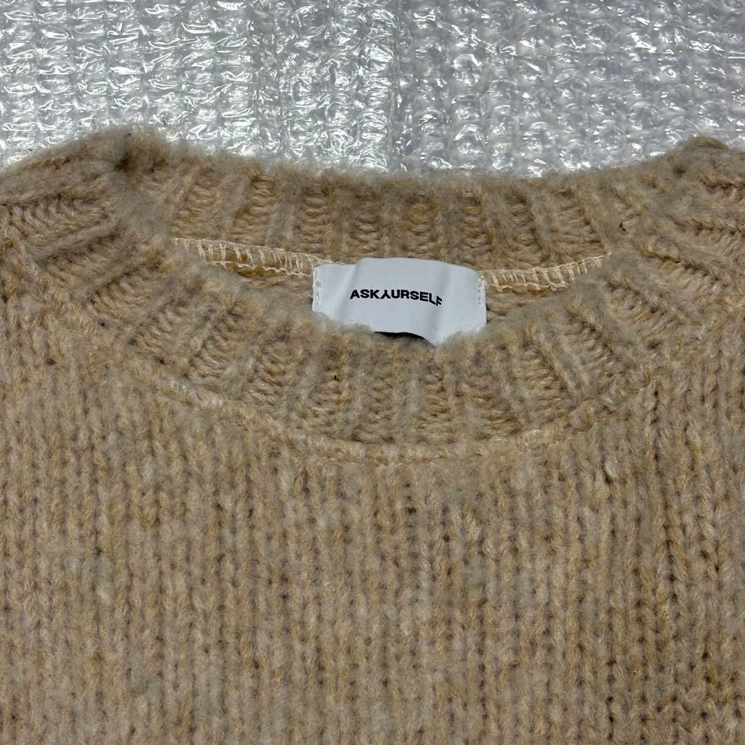 【はなーみ】アスクユアセルフ BRUSHED CROSS KNIT