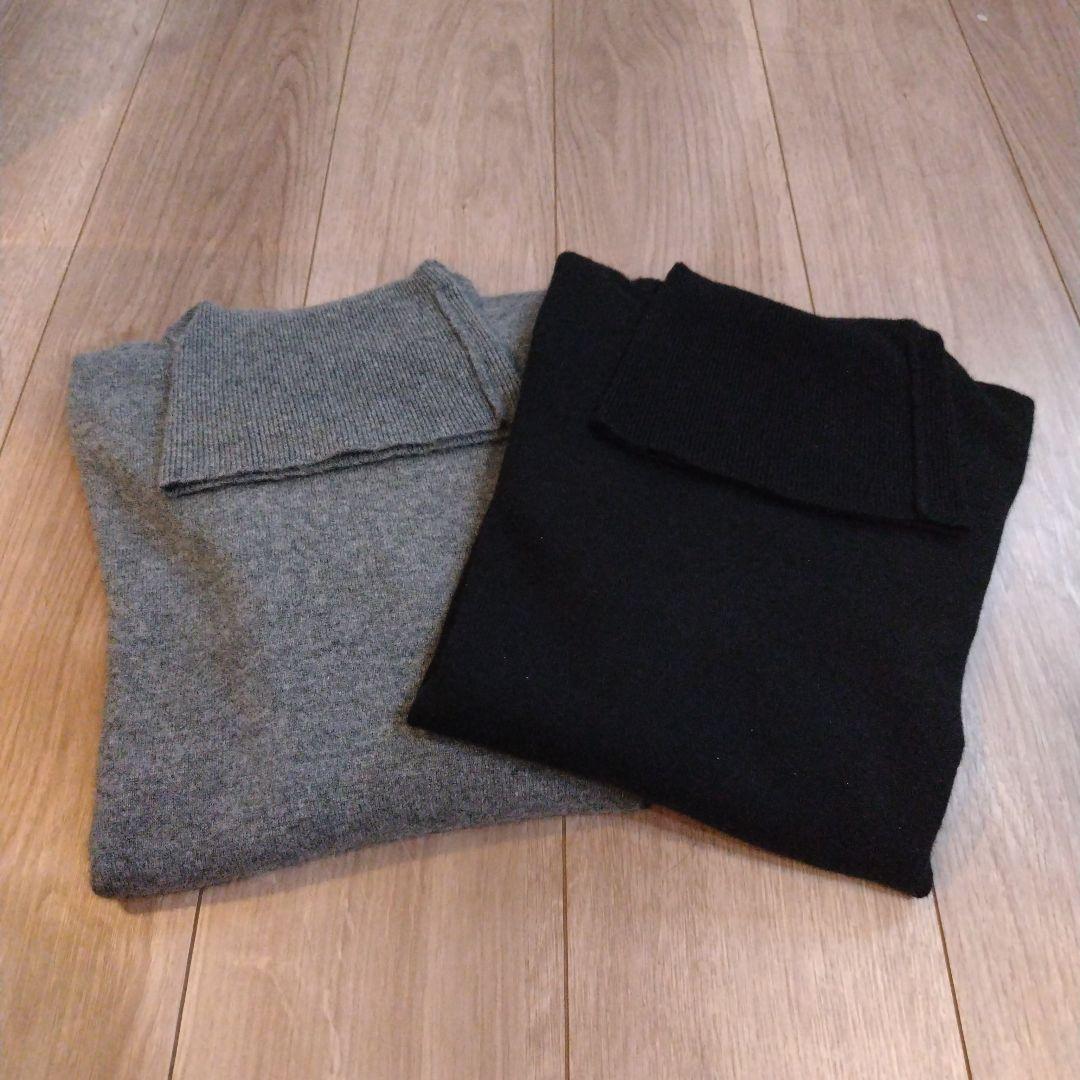 UNIQLO　カシミアタートルネックセーター　2点セット