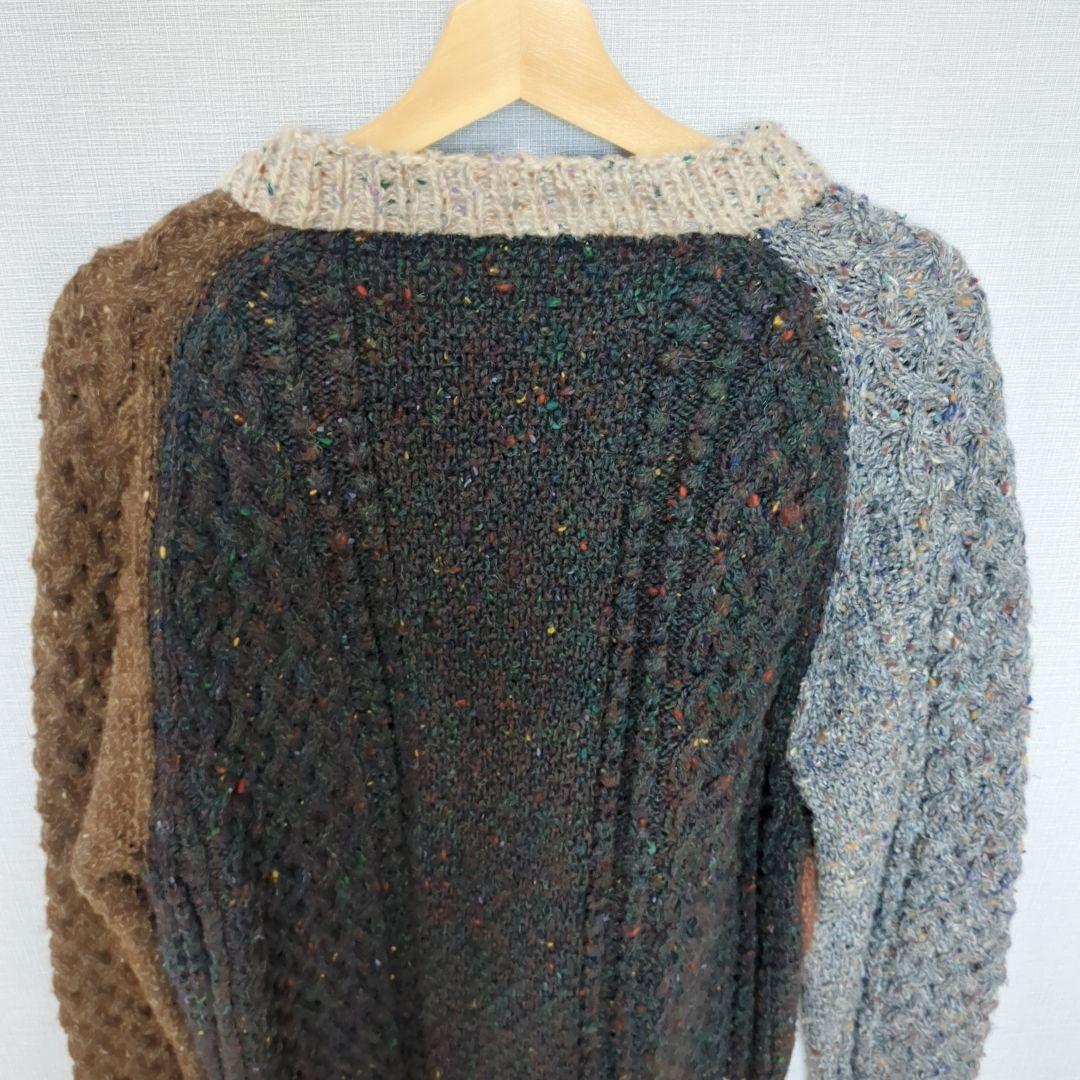 美品　INVERALLAN インバーアラン カーディガン　茶タグ　スコットランド