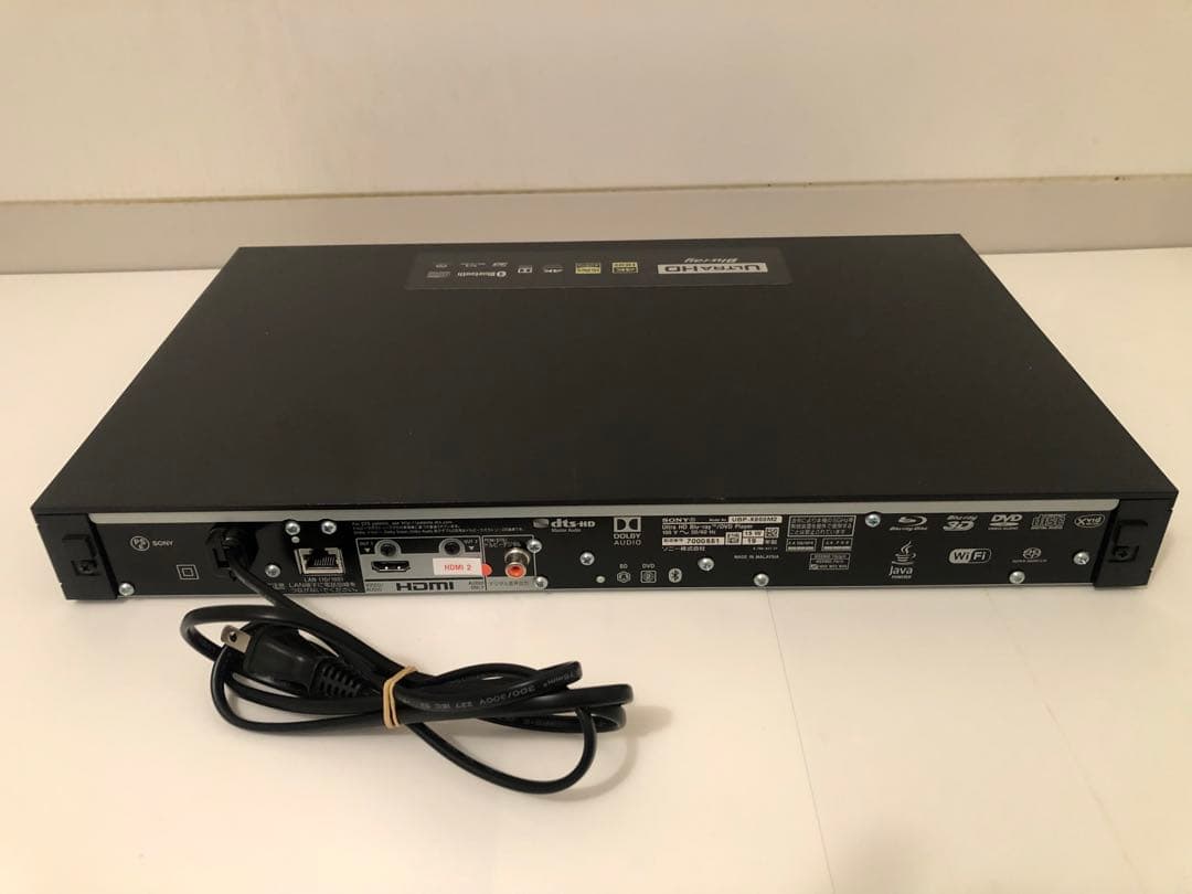 SONY Ultra HD Blu-ray プレーヤーUBP-X800M2