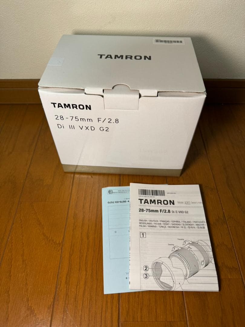 TAMRON 28-75mm F/2.8 Di III VXD G2 Zマウント