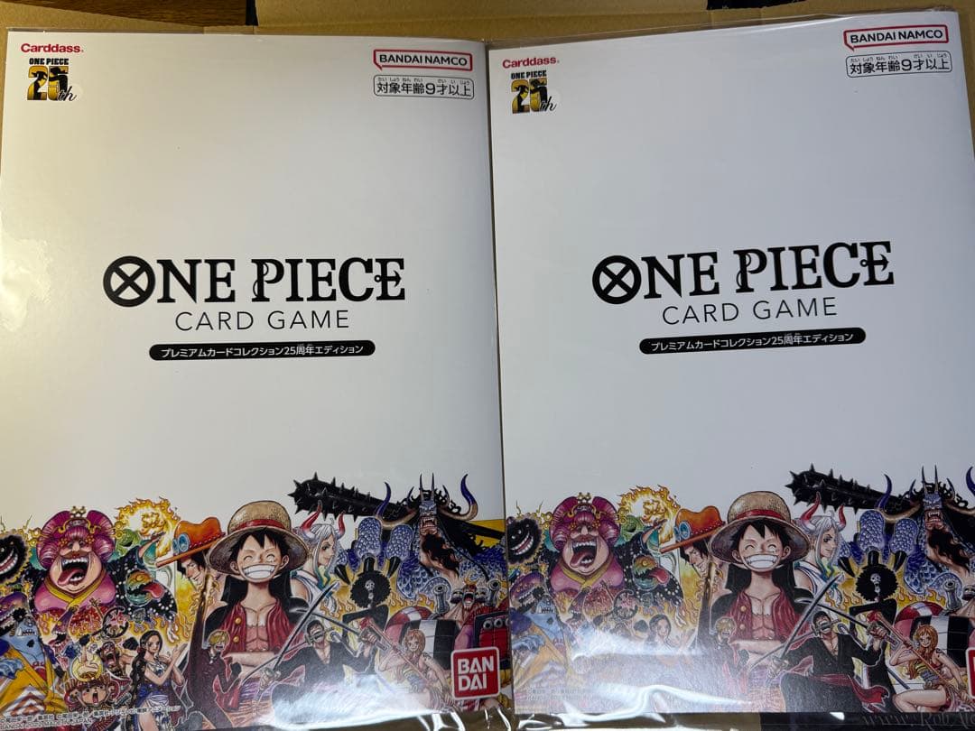ワンピ/プレミアムカードコレクション25周年エディション/未開封/2冊