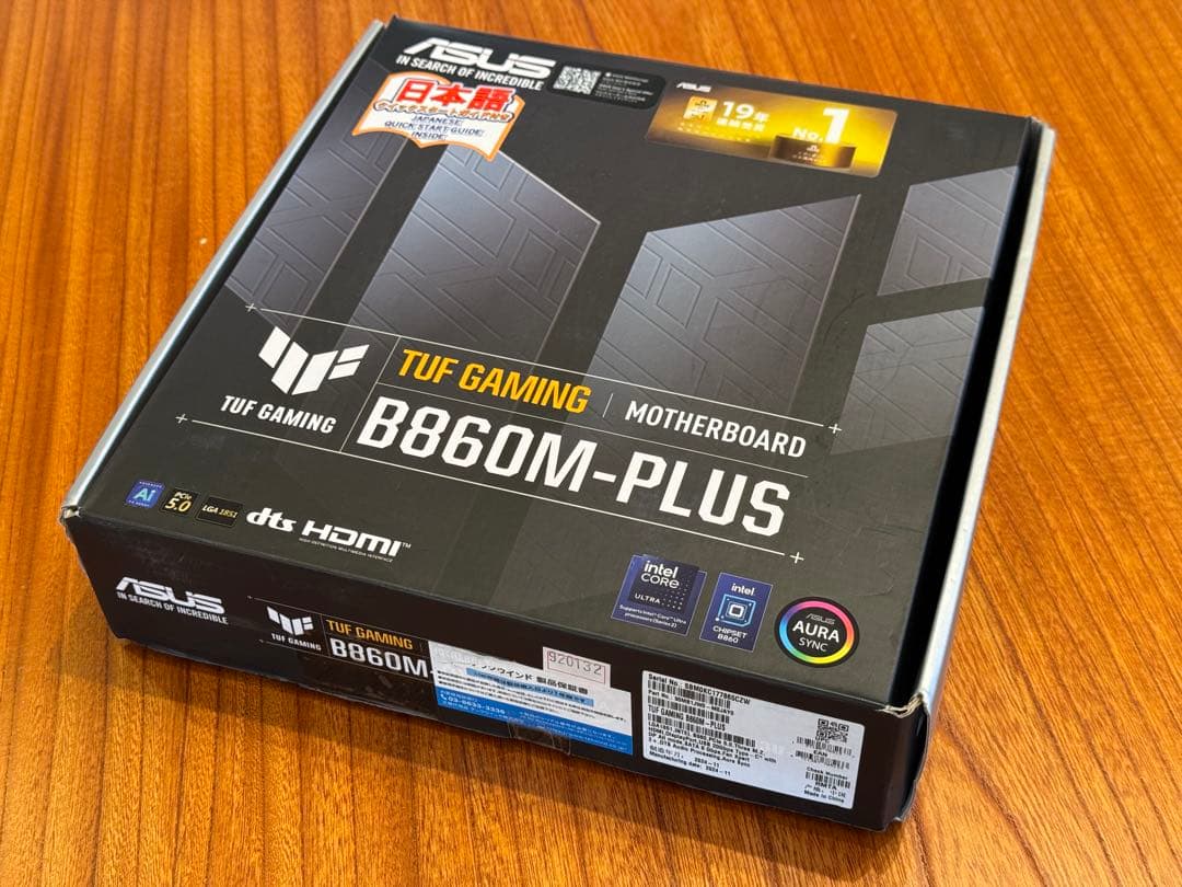ASUS TUF GAMING B860M-PLUS マザーボード