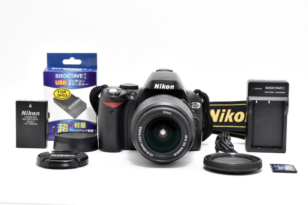 美品 NIKON D40X 18-55mm f3.5-5.6 296枚 H141