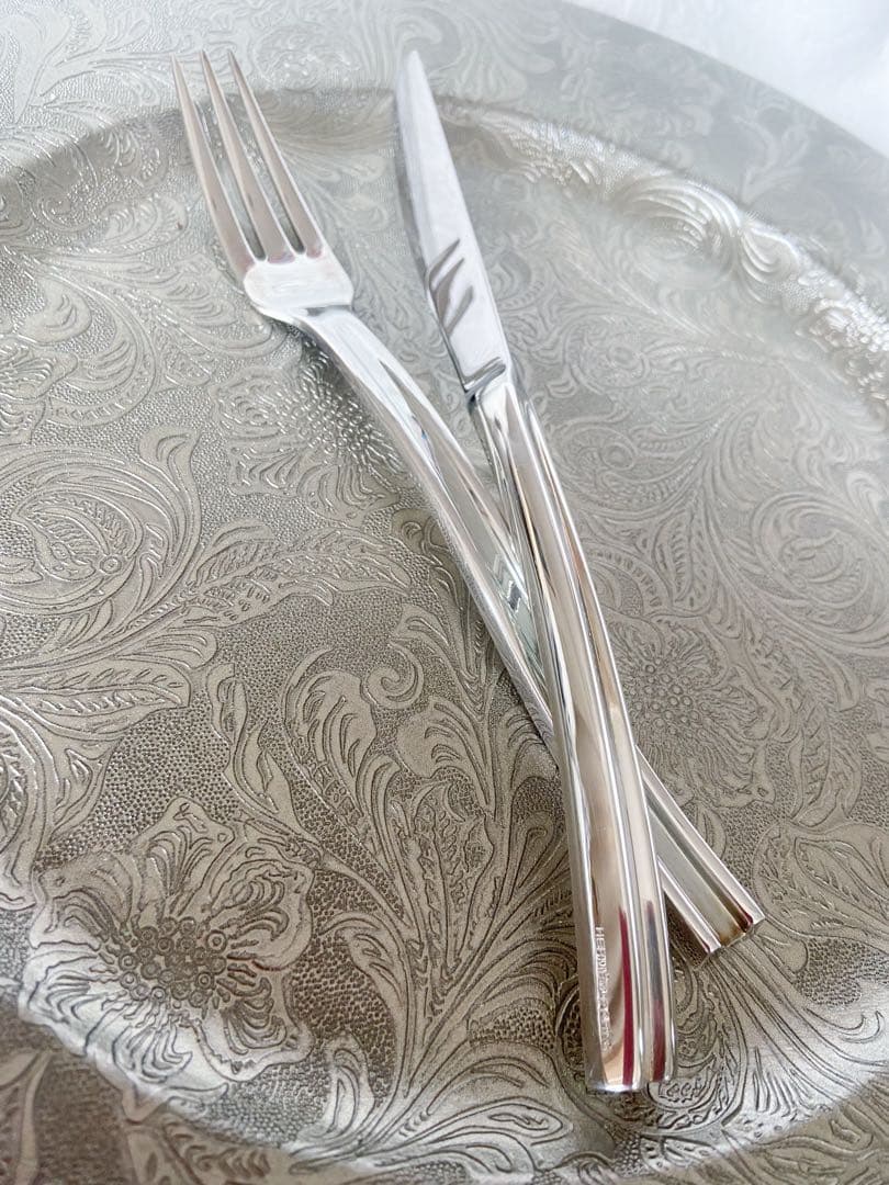 完売　Hデザイン　エルメス　ナイフ＆フォーク