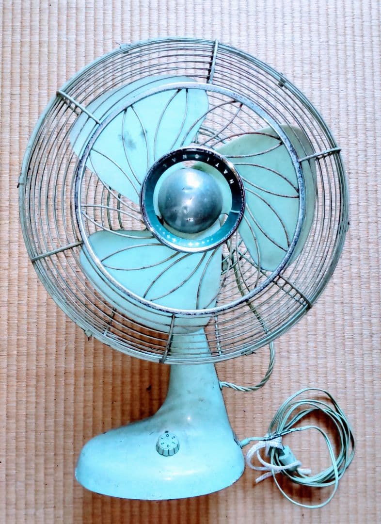 「大切に保管していました。」時を重ねた扇風機 ／味わいのある扇風機／癒し 満載