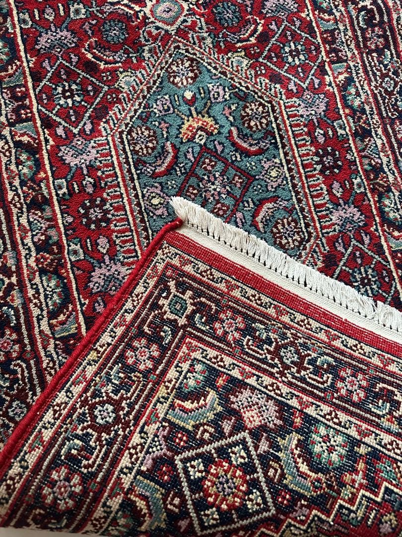 212×72 ヴィンテージラグ　手織　トライバルラグ