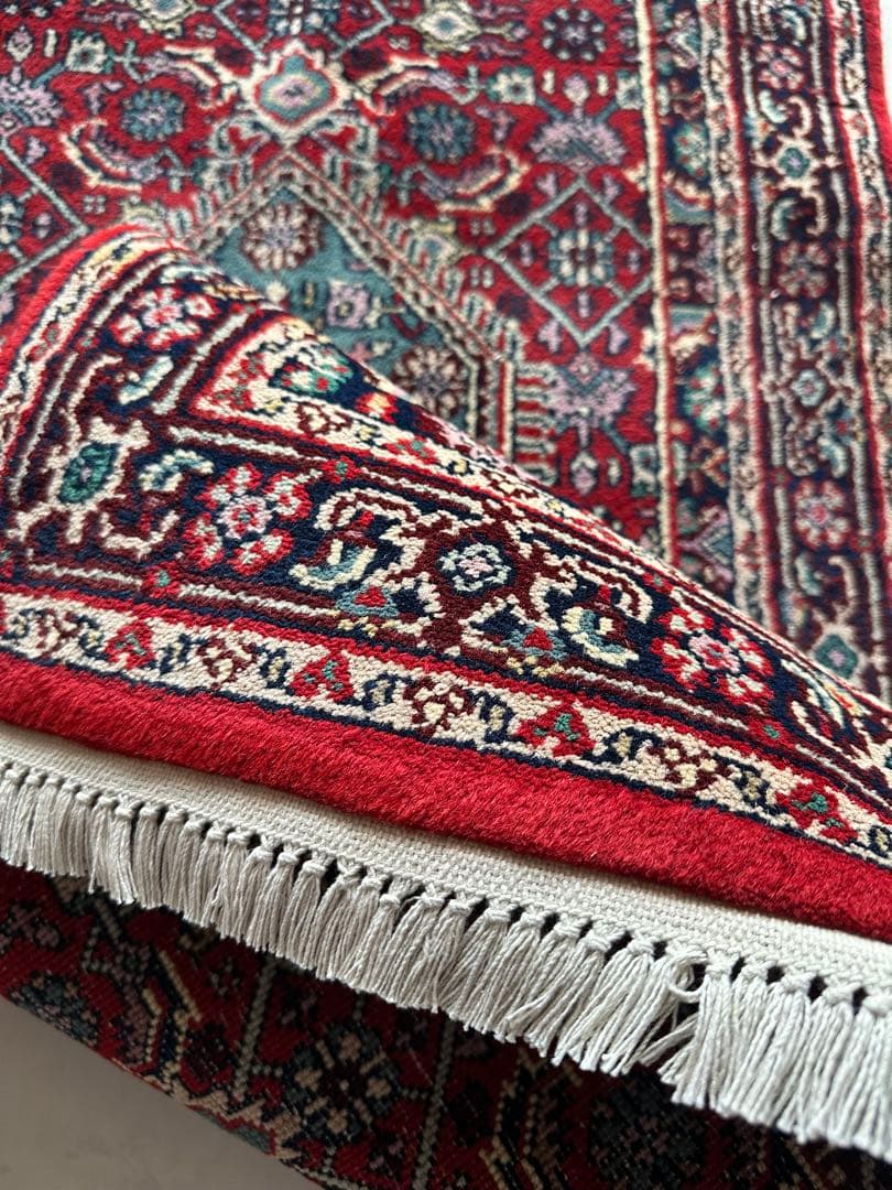 212×72 ヴィンテージラグ　手織　トライバルラグ