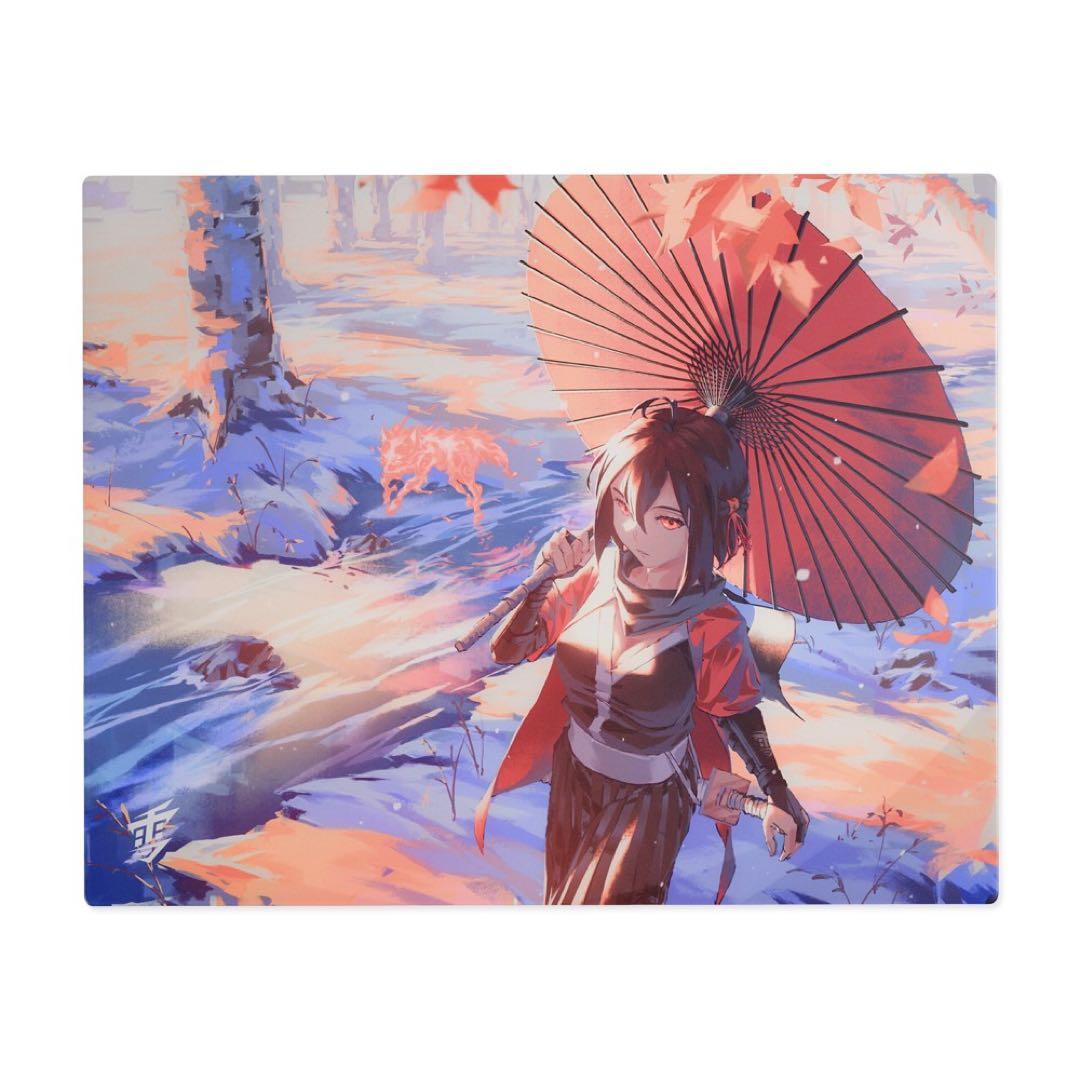 【新品未開封】Yuki Aim Glass Mousepad Kitsune