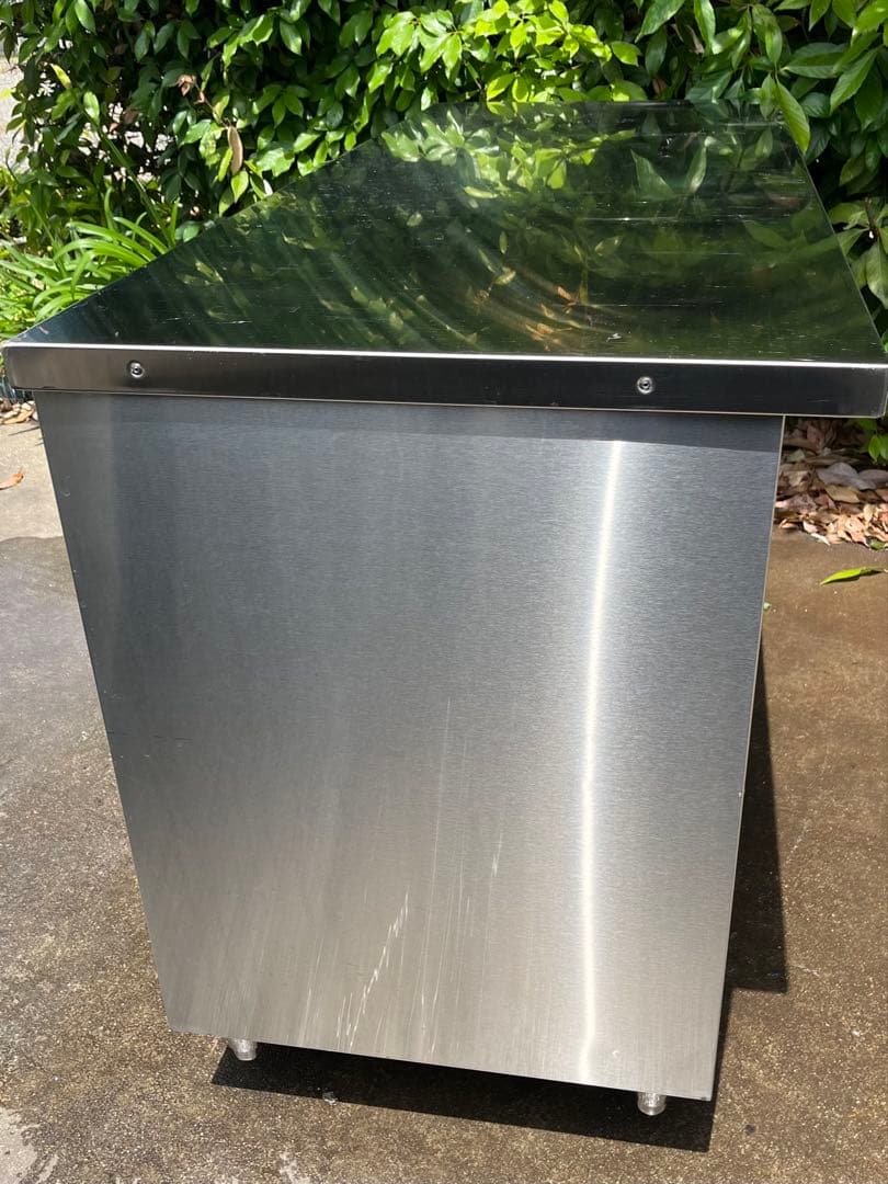 ステンレス作業台　調理台　キャビネット　引き出し付き　1500×600×780