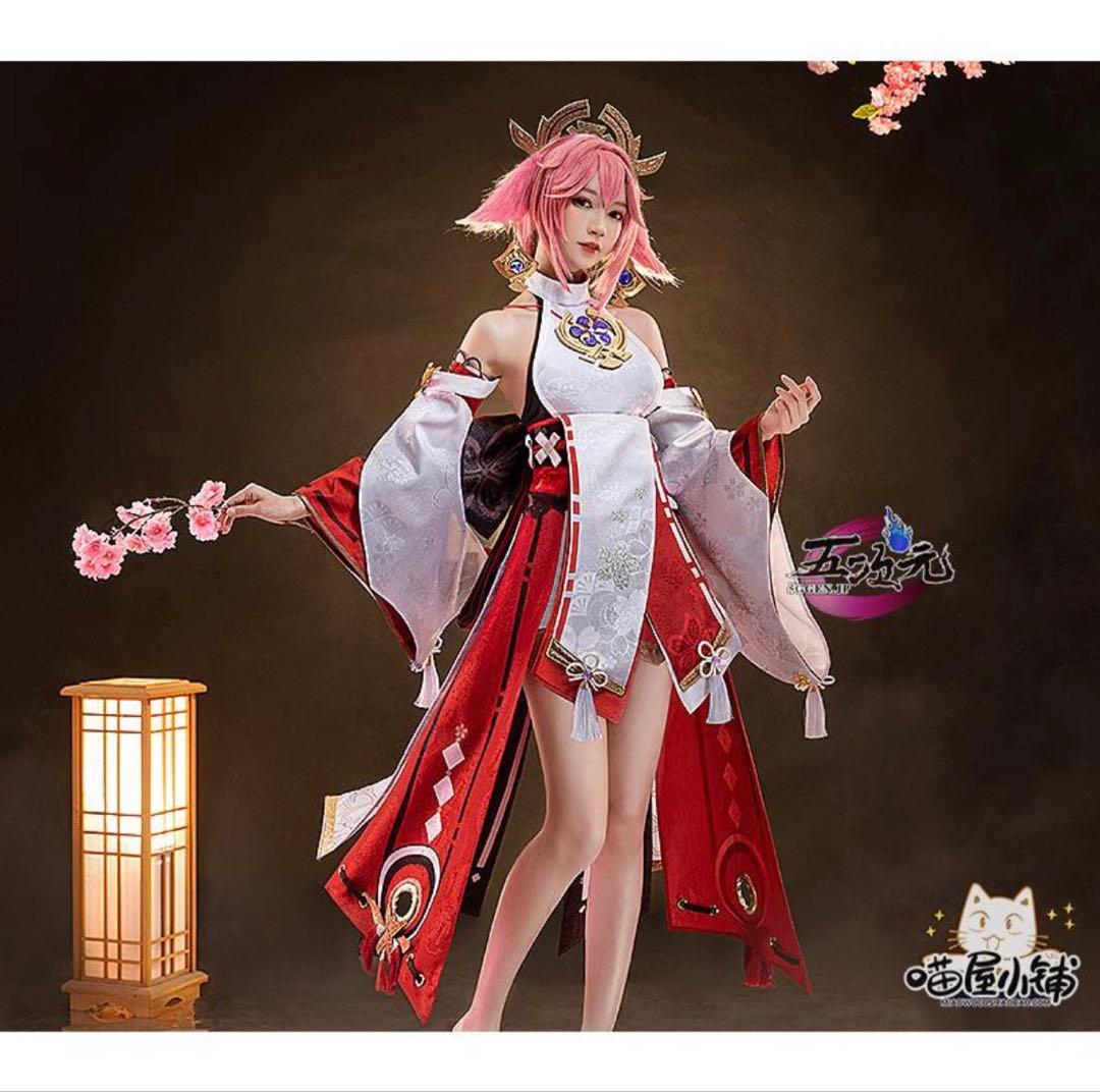 八重神子 コスプレ 衣装 猫屋