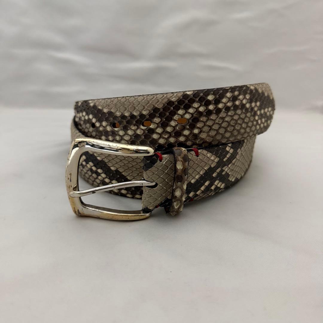 Fausto Colato パイソンベルト Python belt 蛇革