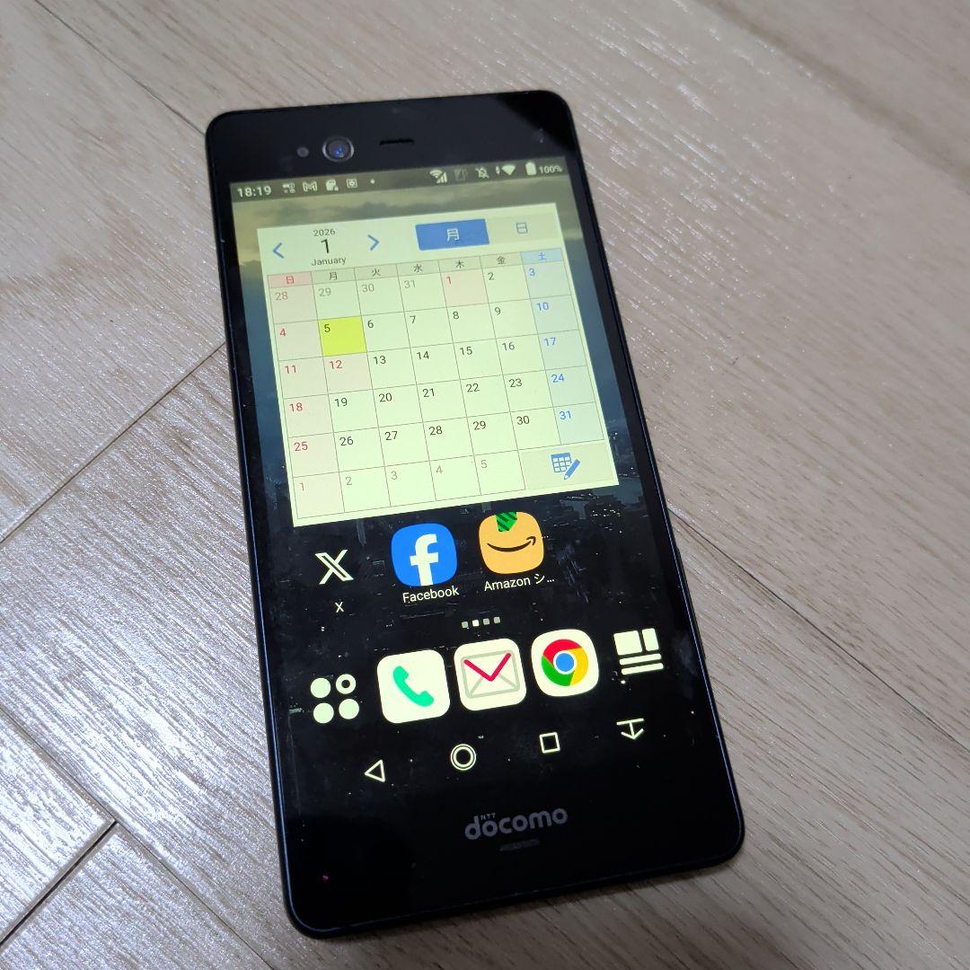 F01K ブラック スマートフォン 本体