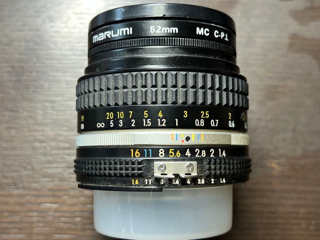 中古完動品Nikon 50mm標準レンズ Nikon Fマウント