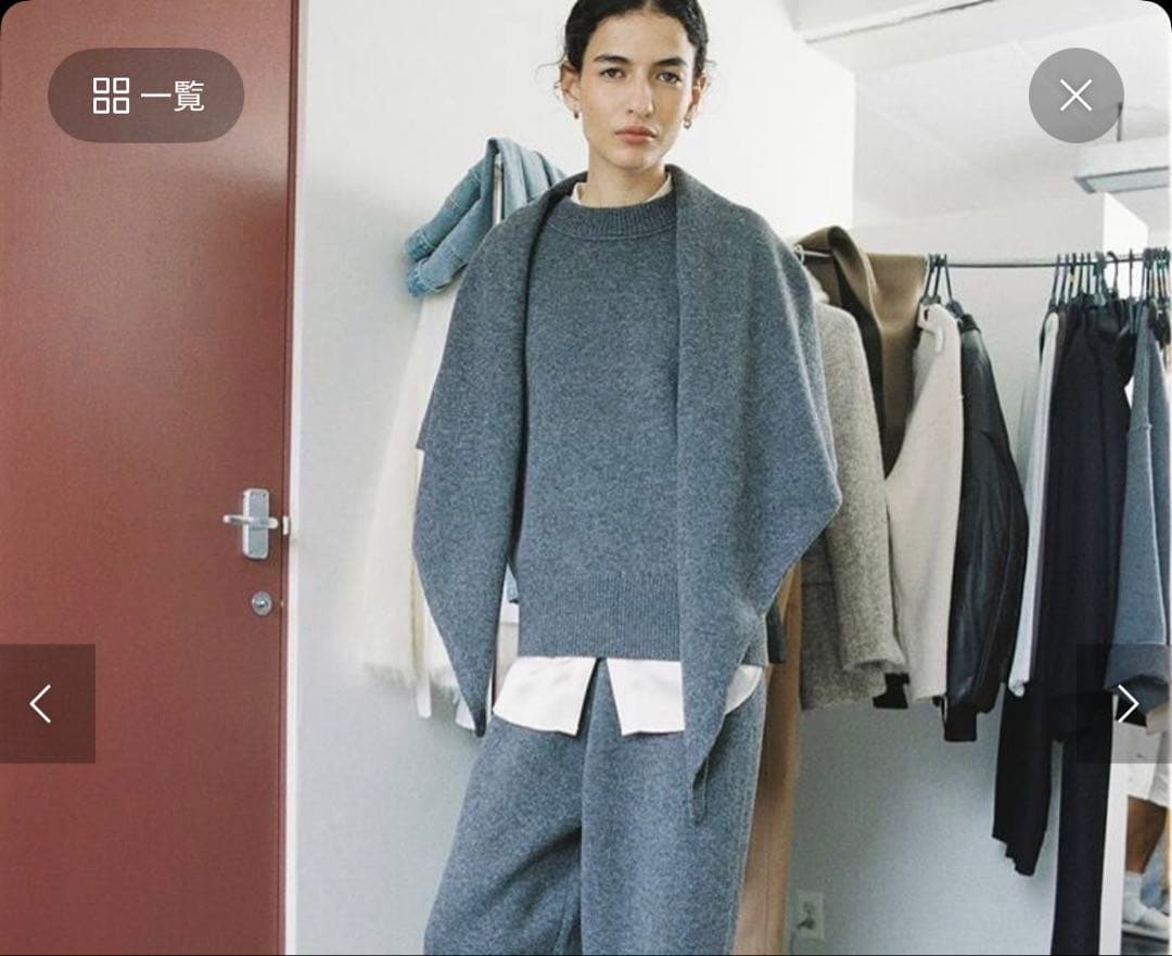 未使用！R'IAM ストール　グレー