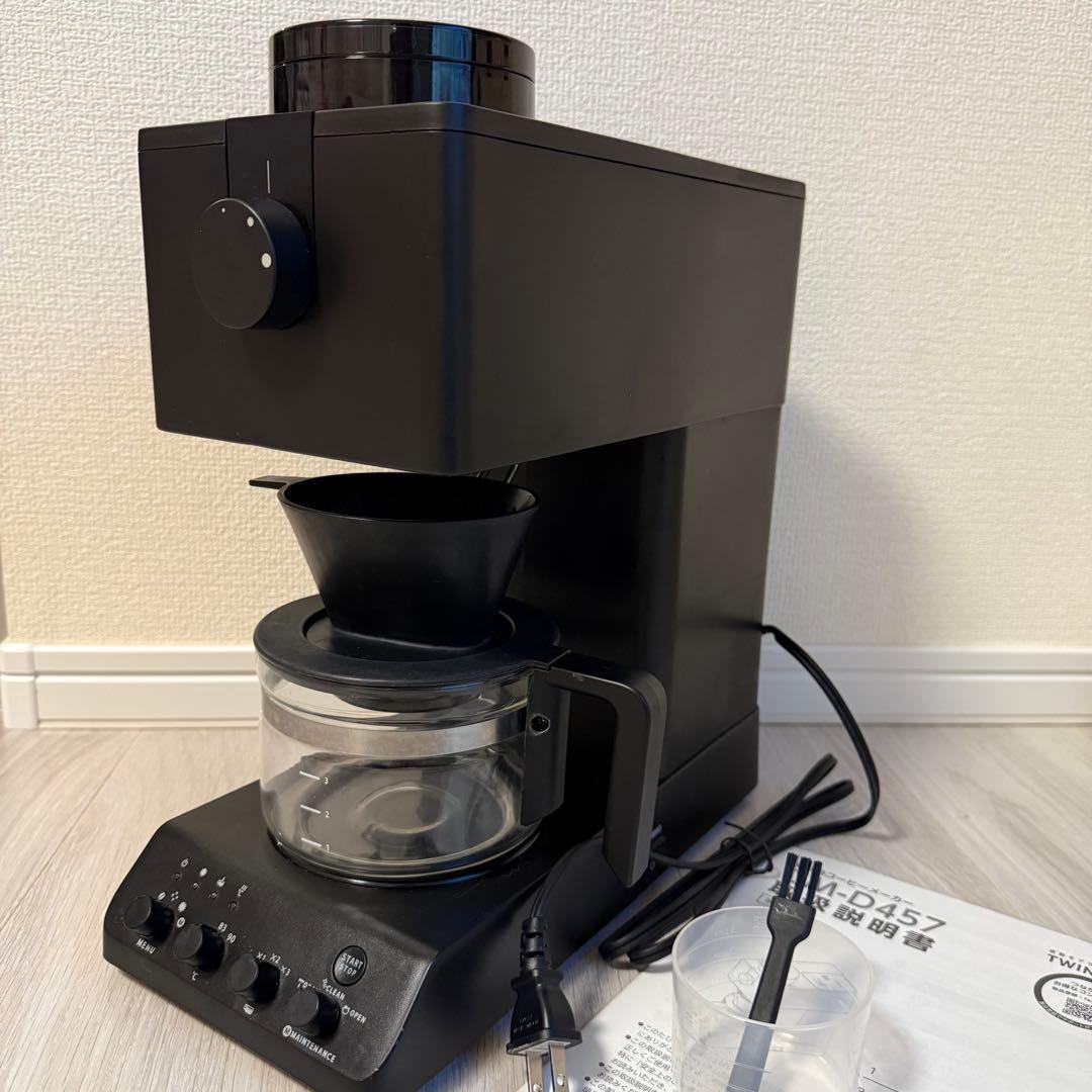 TWINBIRD コーヒーメーカー CM-D457 ブラック