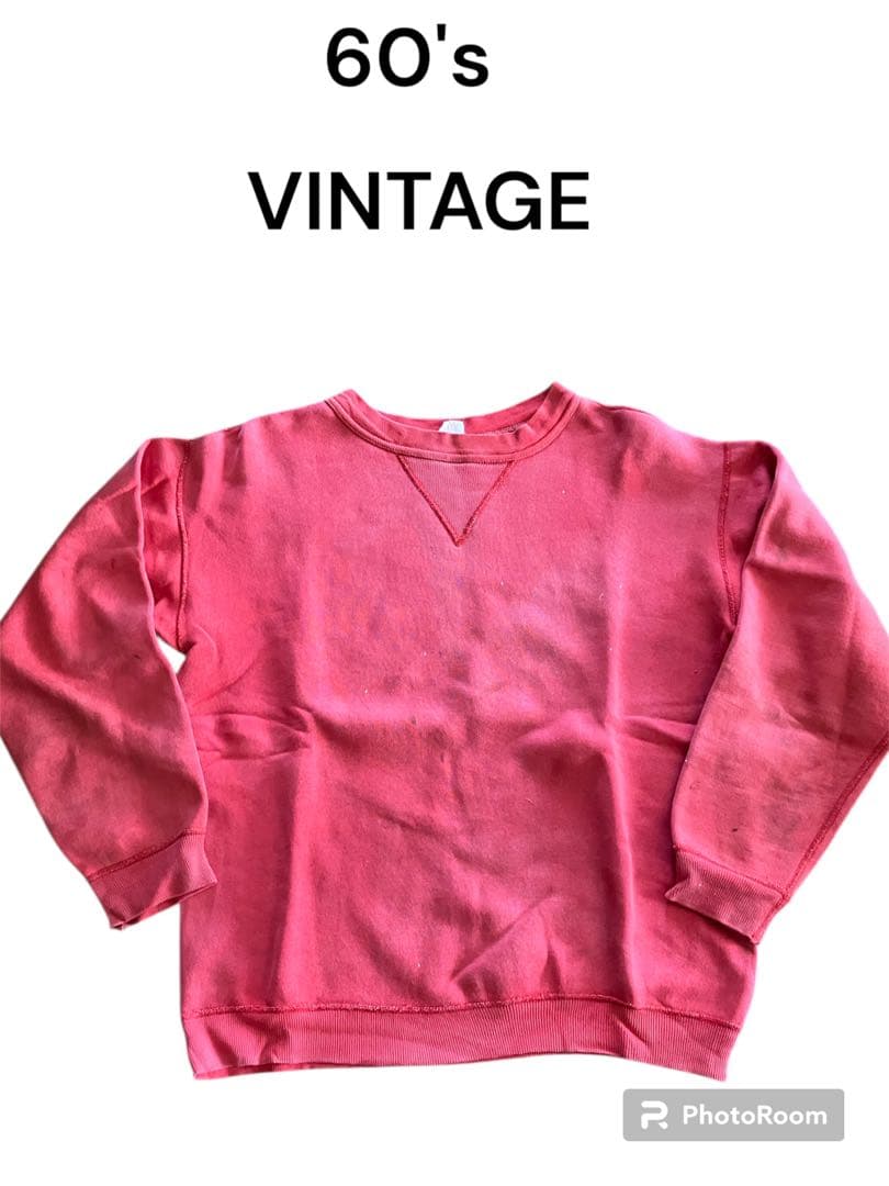 ビ*e様 【60s】ラッセル前VビンテージスウェットRussellサンフェード