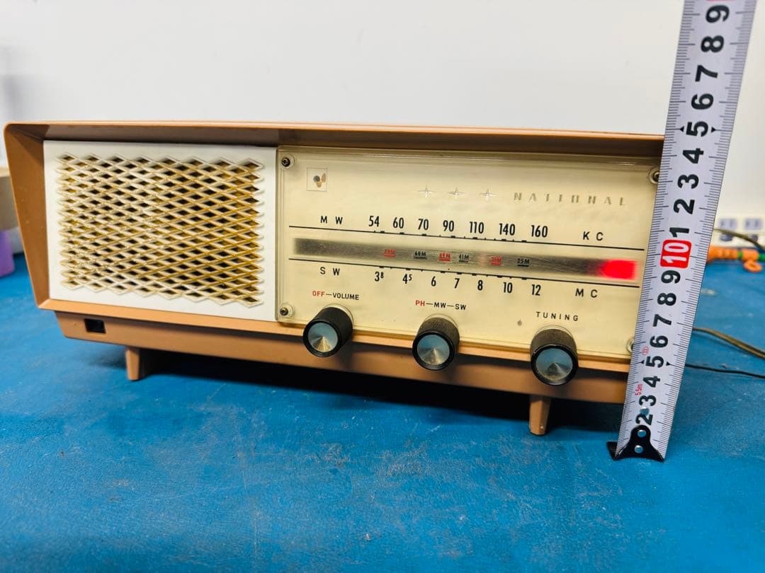 ナショナル 2バンドルーム ラジオ GX-240 レトロ 時代物 希少品 動作品