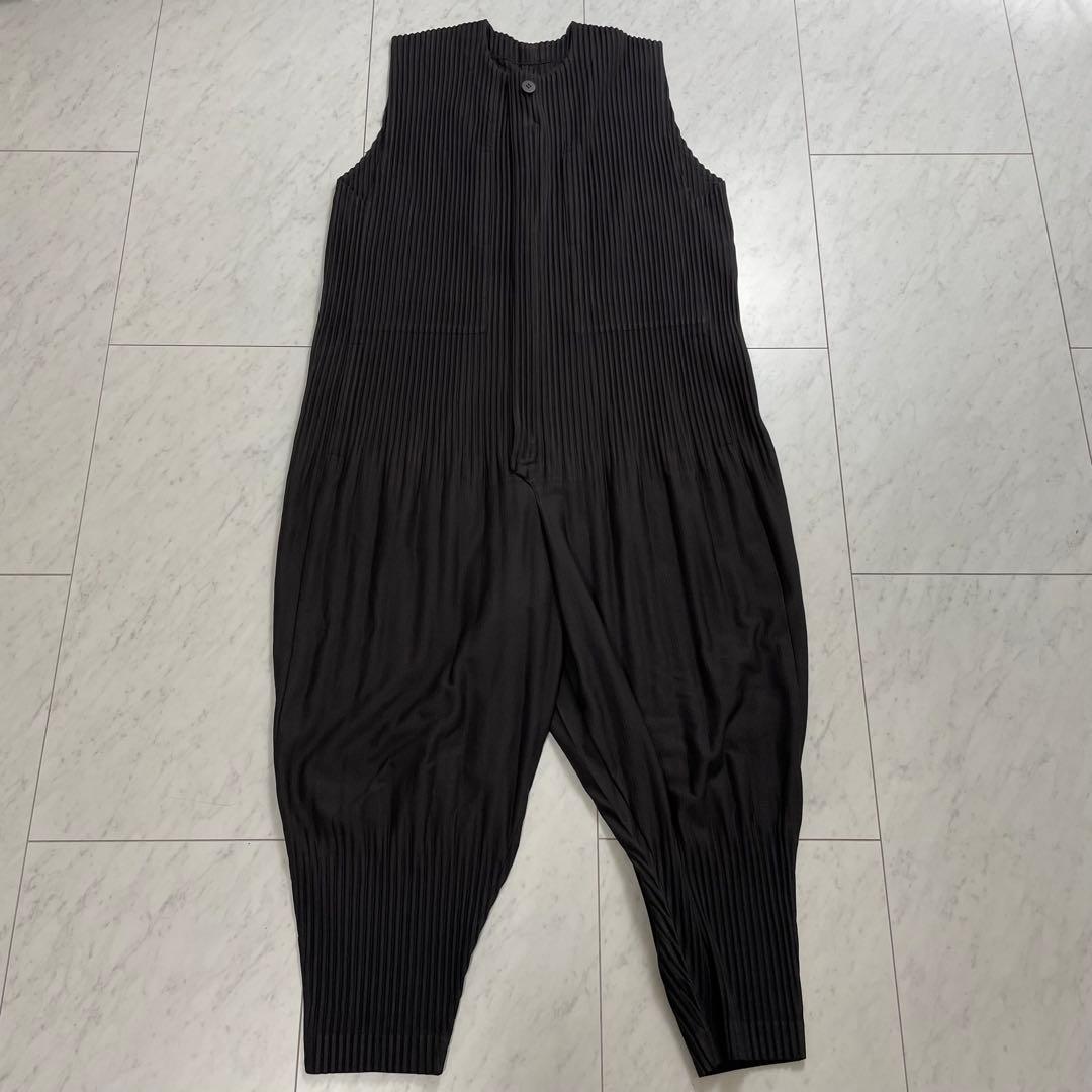 オムプリッセ イッセイミヤケ ジャンプスーツ ノースリーブ 消しプリーツ 1