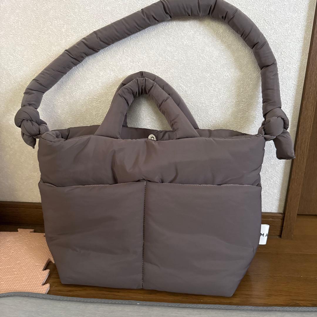 nnn！MAMU Malti puffer bag グレー