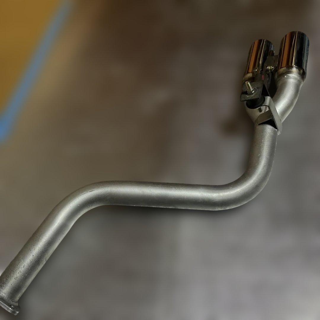 美品ダイハツ　エッセに装着していた汎用品？センター出しマフラー