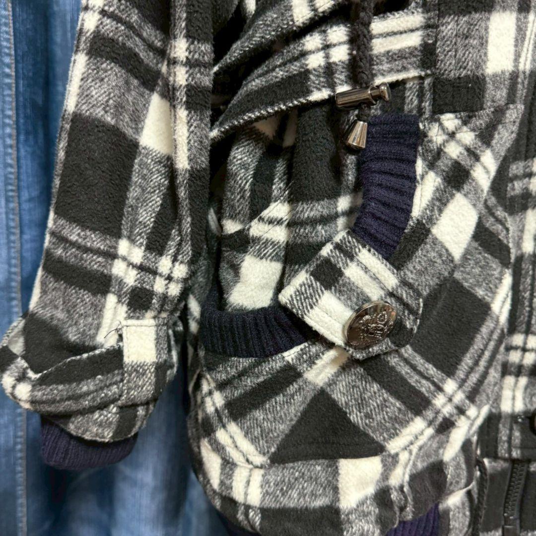 チェック コート ギャル 激かわ y2k 平成 ギミックNANA