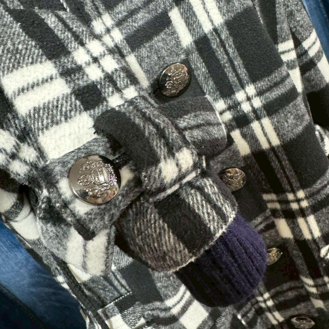 チェック コート ギャル 激かわ y2k 平成 ギミックNANA