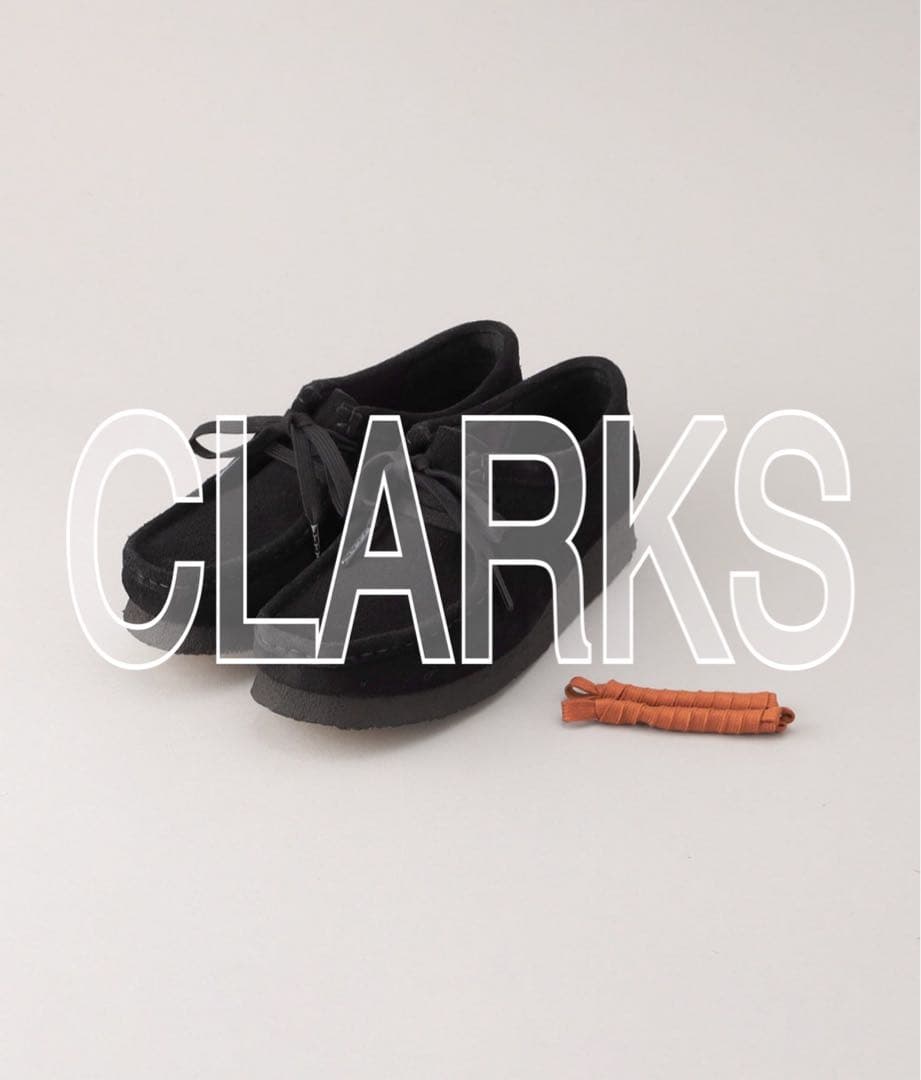 ●美品● CLARKS/クラークス　Wallabee/ワラビー　スエード　黒