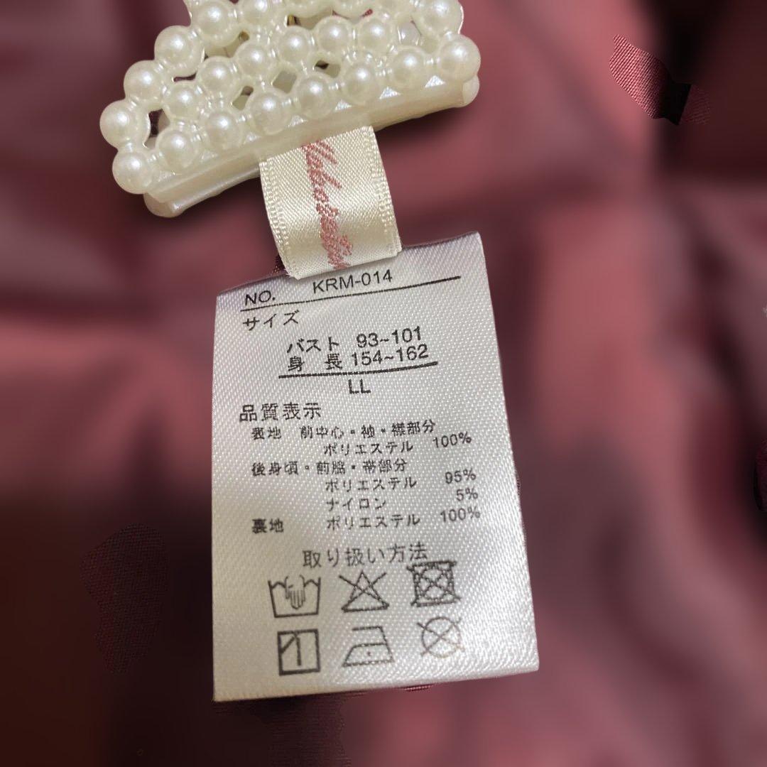 しまむら×くる実　ノエルドメモワール　配色リボンタイ ワンピース