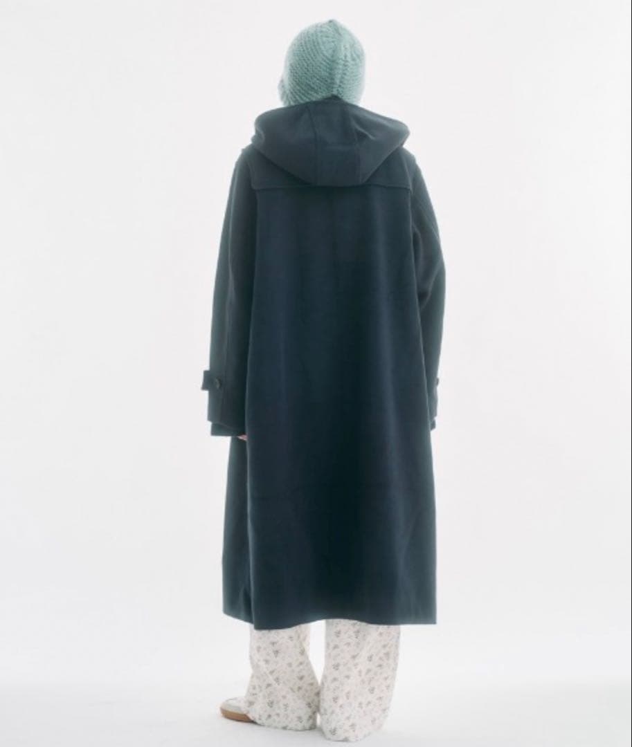 FEKETE ネイビー ダッフルコート Mサイズ