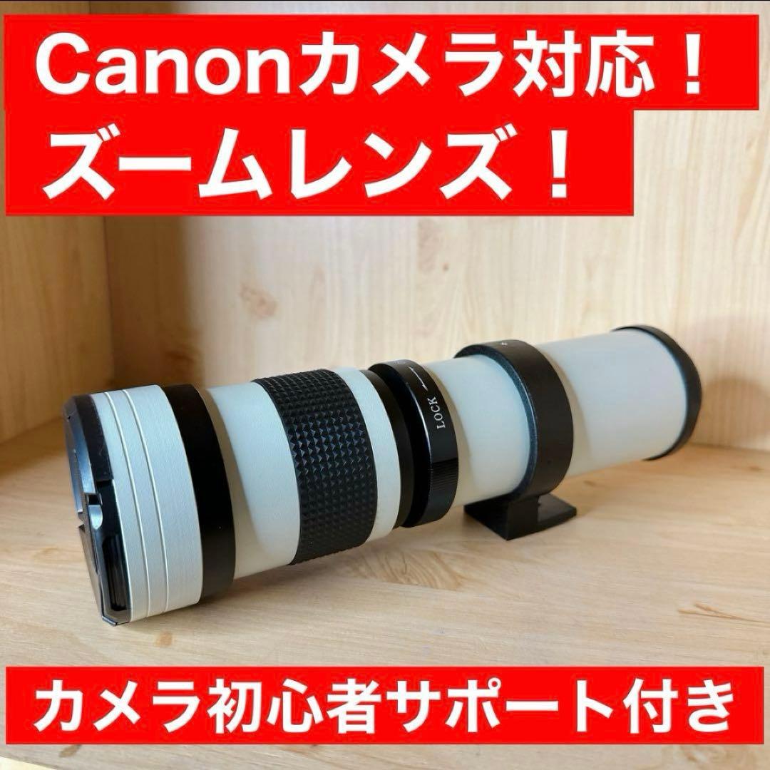 Canon一眼レフ用ズームレンズ！初心者サポート！袋付き！即決OK アダプター付