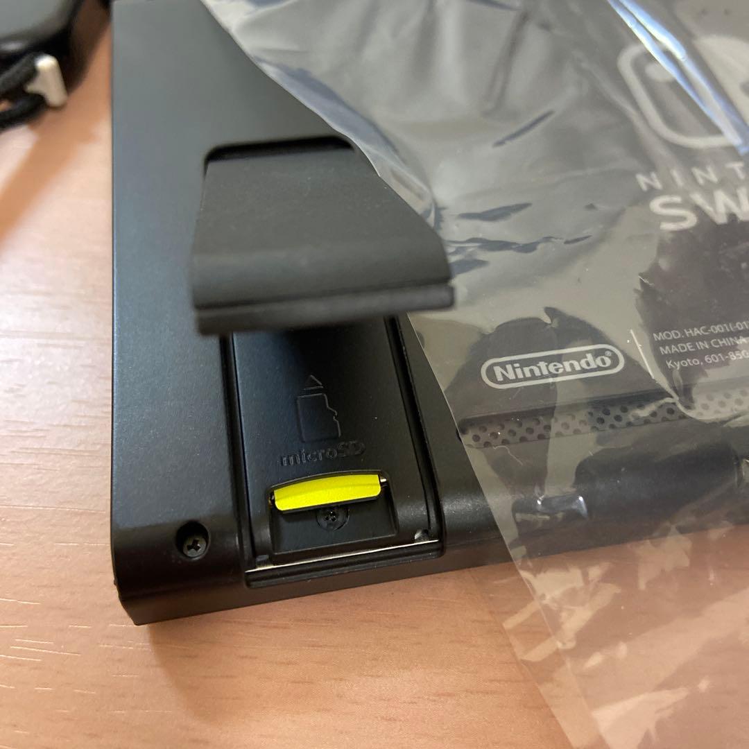 Nintendo Switch 本体 グレー バッテリー強化 メモリーカード付