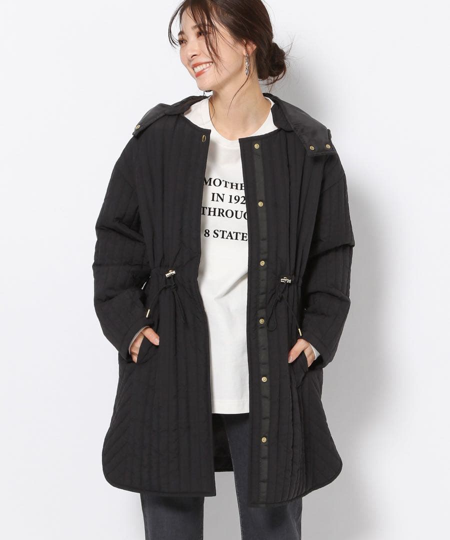 バンヤードストーム　barnyardstorm ストライプキルティングコート