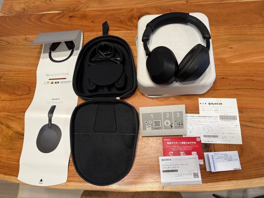 WH-1000XM5　保証期間中　欠品無し