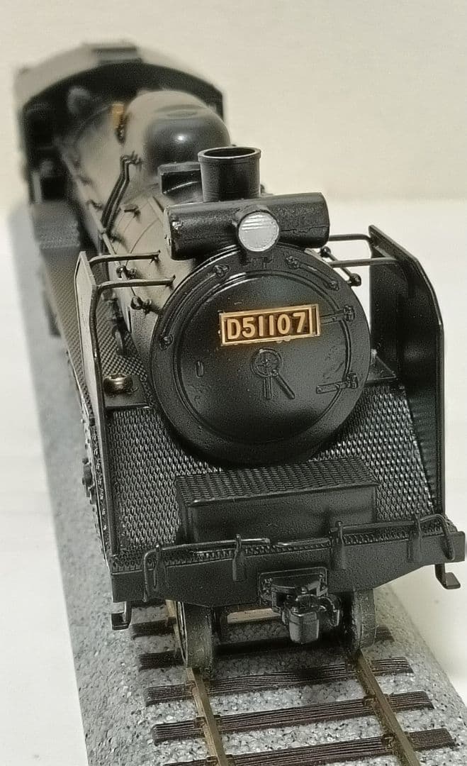 HOゲージ 天賞堂アダチ Ｄ51蒸気機関車、カンモーター、メンテナンス済