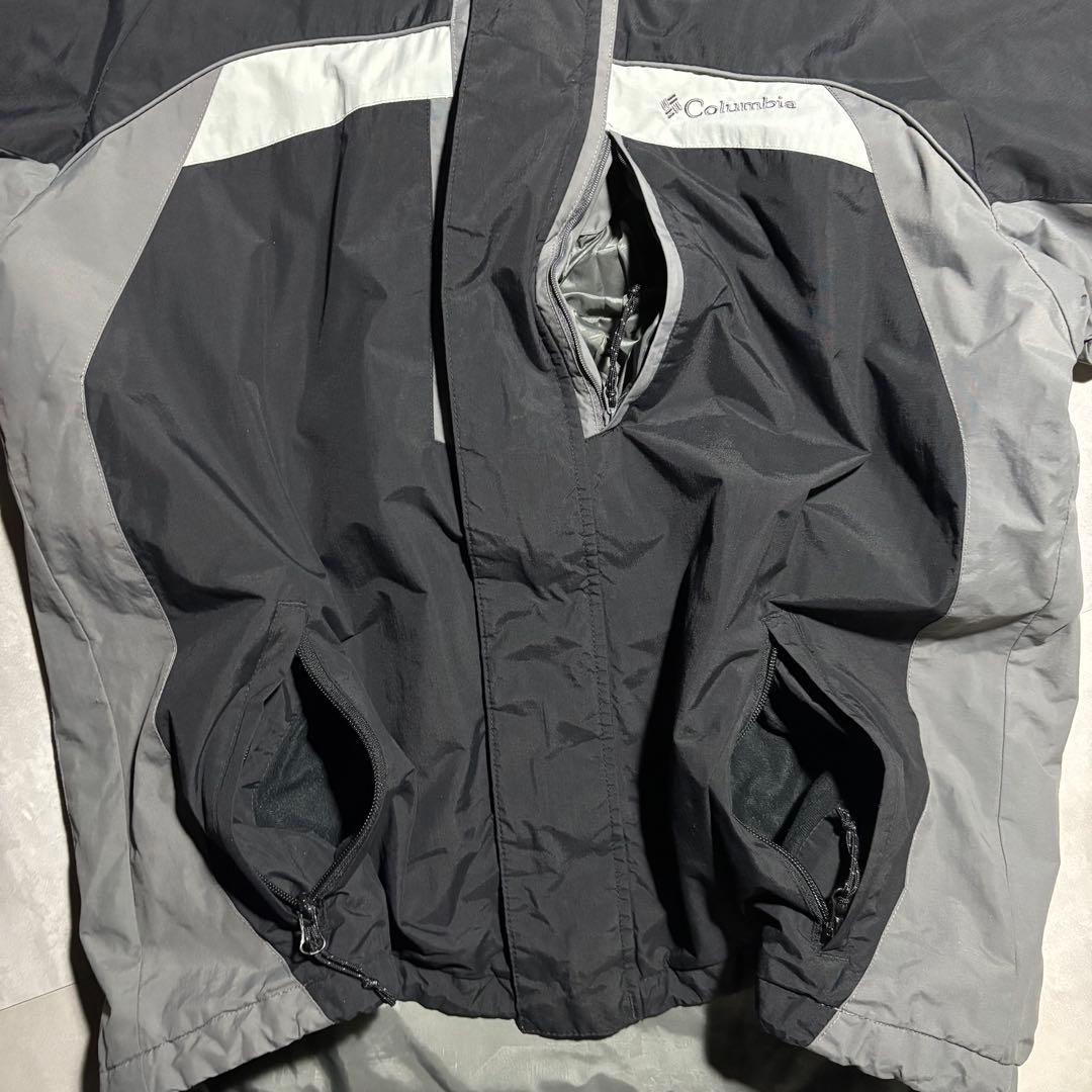 00s コロンビア Columbia マウンテンパーカー ナイロンジャケット　黒