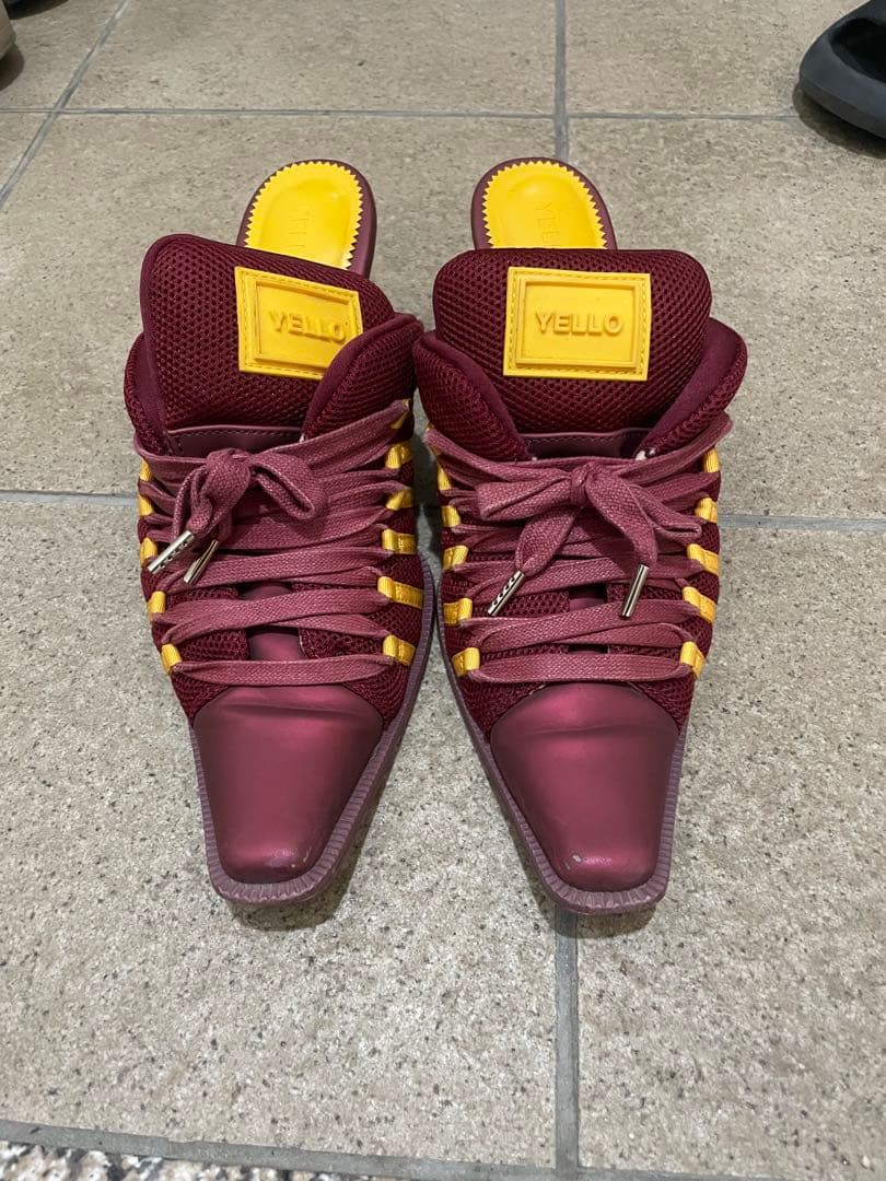 yello ミュールサンダル　Lサイズ