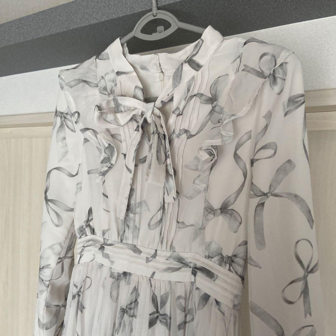 【小雨】RoseMuse ロゼミューズ リボンワンピース