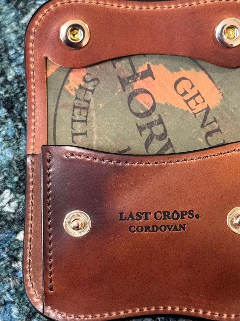 ラストクロップス　タング　シェルコードバン　マーブル　ホーウィンスタンプ　未使用