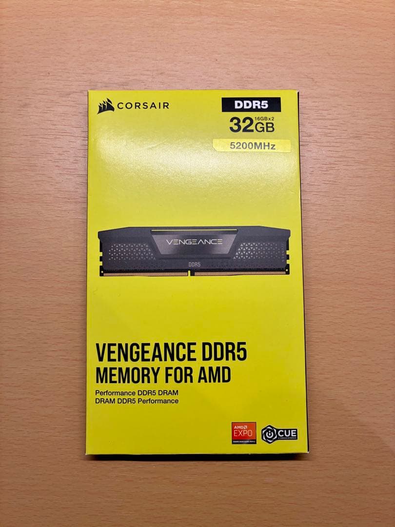 メモリー Corsair Vengeance DDR5 32GB 5200MHz