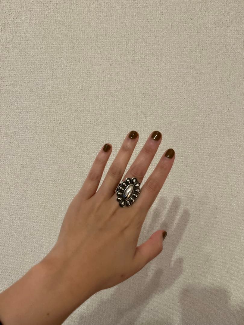 HARPO アルポ シルバー フラワーリング 14〜15号