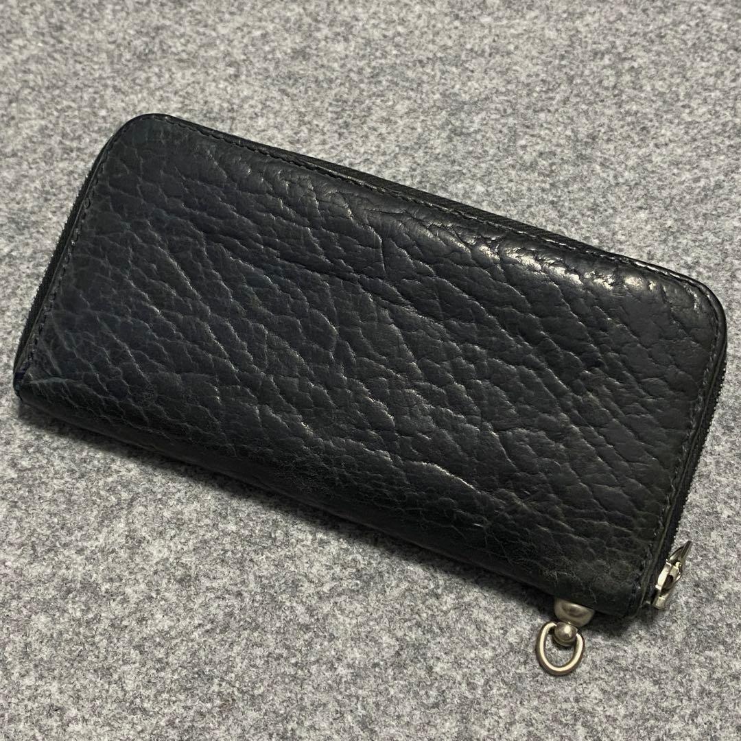 BACKLASH ラウンドジップ レザー ウォレット 長財布