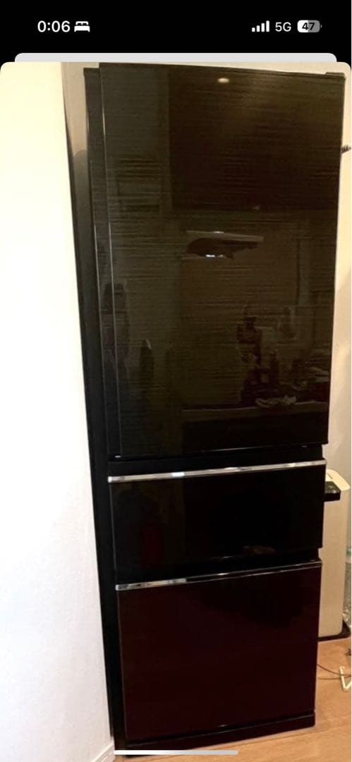 三菱　冷蔵庫　MR-CX37E-BR