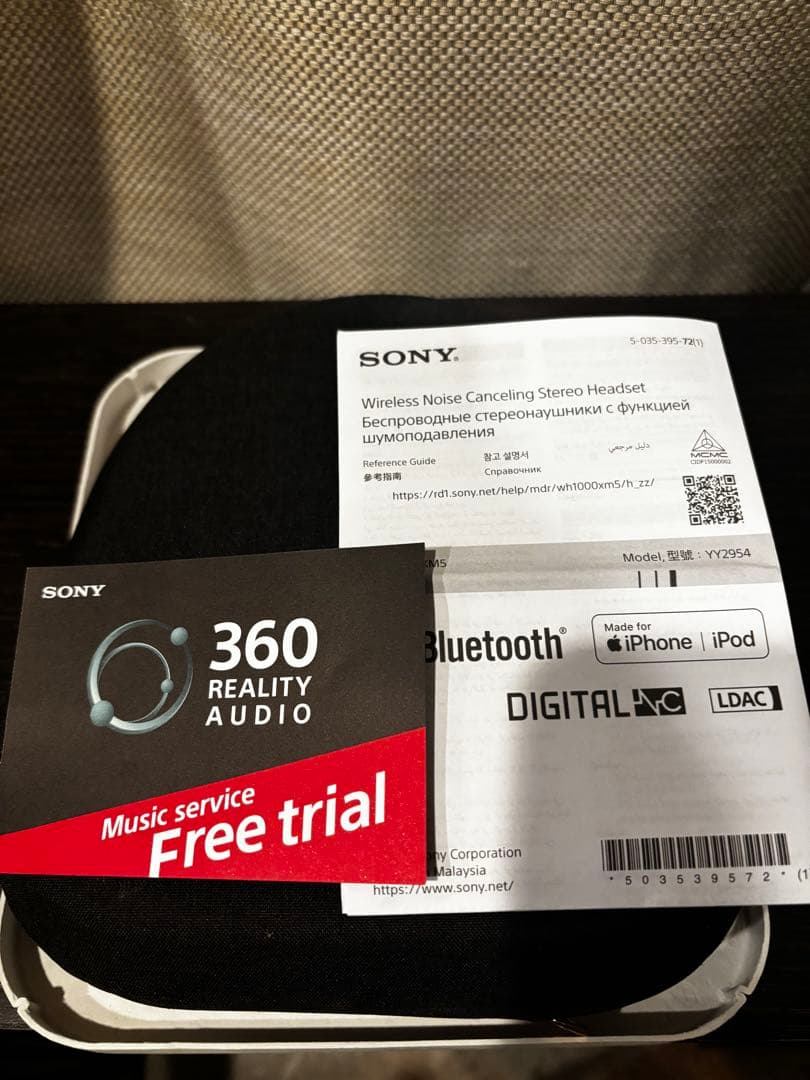 SONY WH-1000XM5 ソニー　SONY ワイヤレスヘッドセット